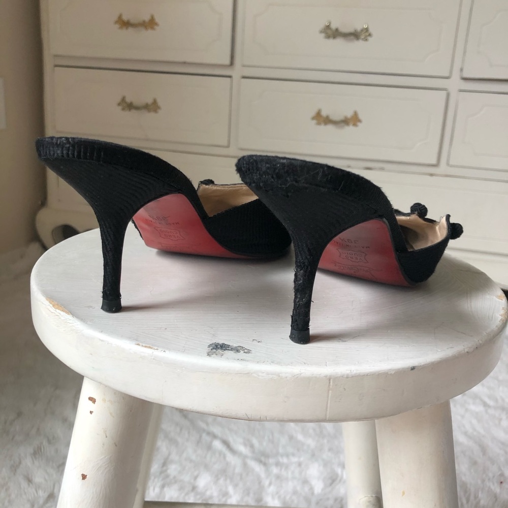 Christian Louboutins mule kitten heels 39.5 - Picture 4 of 9